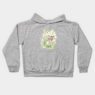 Baby Leopard in the Jungle Kids Hoodie